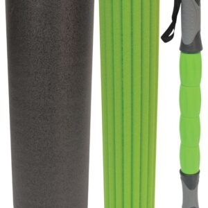 Schildkröt Fitness 3 in 1 Massage Roller Set Juoda, Žalia Porolonas 1 vnt - Image 2