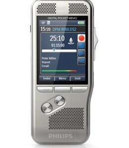 Philips DPM 8300 diktofonas Vidinė atmintis Sidabras