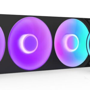 NZXT Kraken Elite 420 RGB Procesorius Universalusis skystinis aušintuvas 14 cm Juoda 1 vnt