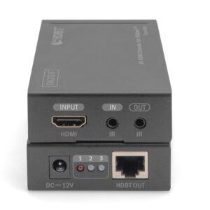Digitus DS-55500 vaizdo ir garso signalų ilgintuvas AV siųstuvas ir imtuvas Juoda - Image 2