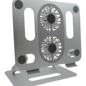 RealPower 495562 nešiojamojo kompiuterio stovas Nerūdijančiojo plieno 43,2 cm (17")