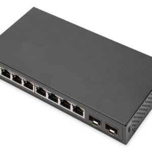 Digitus DN-80067 tinklo komutatorius Ne-valdomas Gigabit Ethernet (10/100/1000) Juoda - Image 1