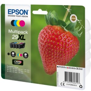 Epson Strawberry C13T29964012 rašalo kasetė 1 vnt Originalus Didelė (XL) išeiga Juoda, Žydras, Rausvai raudona, Geltona - Image 1