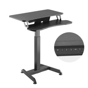 Maclean MC-835 Portable Desk Electric Height Adjustable 72 -122cm max. 37 kg Control Panel Sit Stand Work Station - Image 2