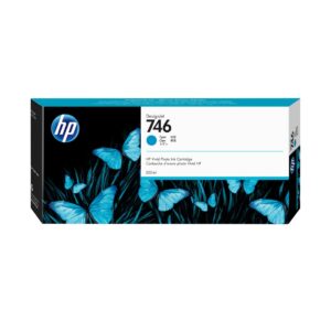 HP 746 300-ml Cyan DesignJet Ink Cartridge