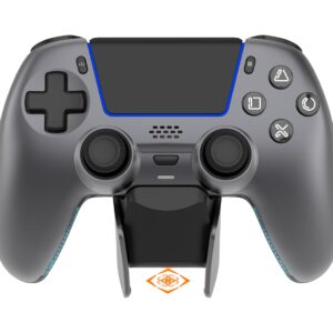Deltaco Gaming GAM-199-STEELGRAY žaidimų valdiklis Pilka, Metalinis, Plienas Bluetooth/USB Žaidimų pultelis PlayStation 5, Android, iOS - Image 1
