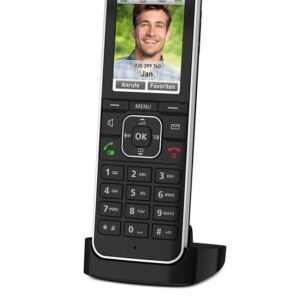 Fon FRITZ! C6 DECT telefonas Skambintojo ID Juoda - Image 1