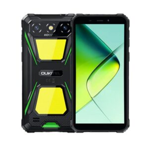 Oukitel G5 6" Smartphone Dual SIM Android 14 4G USB Type-C 4 GB 128 GB 6300 mAh Juodas, Žalias