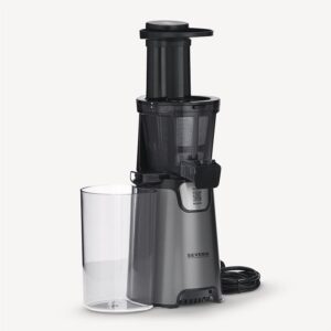Severin ES 3571 sulčiaspaudė Lėtaeigė sulčiaspaudė 150 W Juoda, Pilka, Metalinis, Nerūdijančiojo plieno