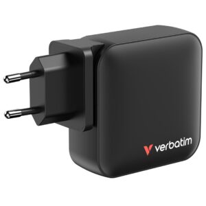 Verbatim Mini GaN Charger 165W Universalus Juoda AC Spartusis įkrovimas Vidaus - Image 3