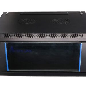 Extralink 4U 600X450 WALL-MOUNTED RACKMOUNT CABINET BLACK Sieninis stovas Juoda