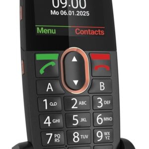 Gigaset GL695 5,87 cm (2.31") 113 g Juoda Telefonas vyresnio amžiaus žmonėms - Image 3