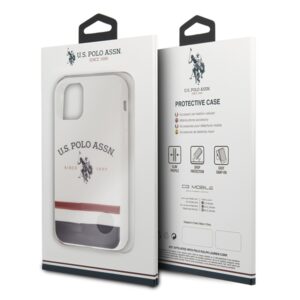 US Polo USHCN58PCSTRB Apple iPhone 11 Pro baltos spalvos Tricolor Pattern Collection - Image 7