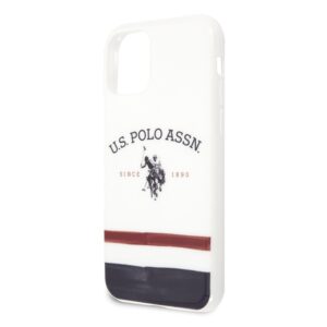 US Polo USHCN58PCSTRB Apple iPhone 11 Pro baltos spalvos Tricolor Pattern Collection - Image 3