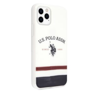 US Polo USHCN58PCSTRB Apple iPhone 11 Pro baltos spalvos Tricolor Pattern Collection - Image 5