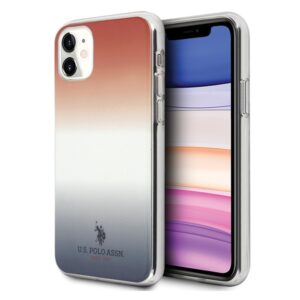 US Polo USHCN61TRDGRB Apple iPhone 11 blue&raudonos spalvos Gradient Pattern Collection
