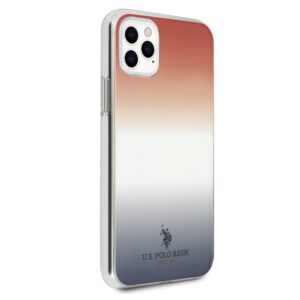 US Polo USHCN65TRDGRB Apple iPhone 11 Pro Max blue&raudonos spalvos Gradient Pattern Collection - Image 5