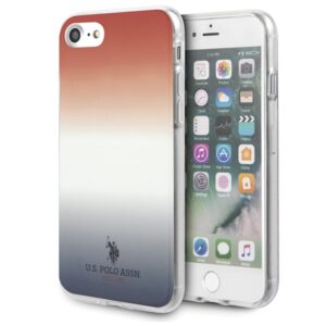 US Polo USHCI8TRDGRB Apple iPhone 7/8/SE 2020/ SE 2022 blue&raudonos spalvos Gradient Pattern Collec - Image 1