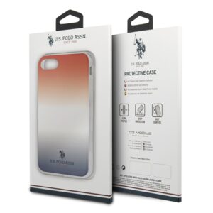 US Polo USHCI8TRDGRB Apple iPhone 7/8/SE 2020/ SE 2022 blue&raudonos spalvos Gradient Pattern Collec - Image 7