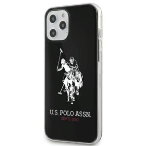 US Polo USHCP12LTPUHRBK Apple iPhone 12 Pro Max 6,7" juodos spalvos Shiny Big Logo - Image 2