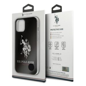 US Polo USHCP12LTPUHRBK Apple iPhone 12 Pro Max 6,7" juodos spalvos Shiny Big Logo - Image 5