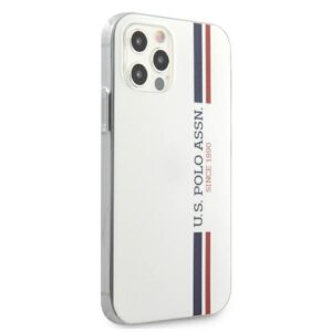 US Polo USHCP12MPCUSSWH Apple iPhone 12/12 Pro 6,1" baltos spalvos Tricolor Collection - Image 4
