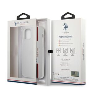US Polo USHCP12LPCUSSWH Apple iPhone 12 Pro Max 6,7" baltos spalvos Tricolor Collection - Image 10