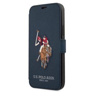 US Polo USFLBKP12MPUGFLNV Apple iPhone 12/12 Pro 6,1" navy book Polo Embroidery Collection