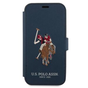 US Polo USFLBKP12MPUGFLNV Apple iPhone 12/12 Pro 6,1" navy book Polo Embroidery Collection - Image 2