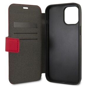 US Polo USFLBKP12LPUGFLRE Apple iPhone 12 Pro Max 6,7" raudonos spalvos book Polo Embroidery Collection - Image 4