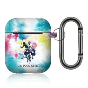 US Polo USACA2PCUSML AirPods 1/2 case multicolor Tie & Dye Collection - Image 1