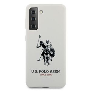 US Polo USHCS21SSLHRWH S21 G991 baltos spalvos Silicone Logo - Image 3