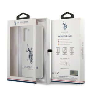 US Polo USHCS21MSLHRWH S21+ G996 baltos spalvos Silicone Logo - Image 8