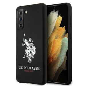 US Polo USHCS21MSLHRBK S21+ G996 juodos spalvos Silicone Logo