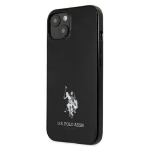 US Polo USHCP13SUMHK Apple iPhone 13 mini 5,4" juodos spalvos kietas dėklas Horses Logo - Image 2