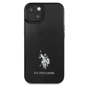US Polo USHCP13SUMHK Apple iPhone 13 mini 5,4" juodos spalvos kietas dėklas Horses Logo - Image 3