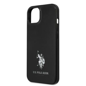 US Polo USHCP13SUMHK Apple iPhone 13 mini 5,4" juodos spalvos kietas dėklas Horses Logo - Image 6