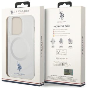 US Polo USHMP15XUCIT Apple iPhone 15 Pro Max 6.7" skaidrus MagSafe Collection - Image 8