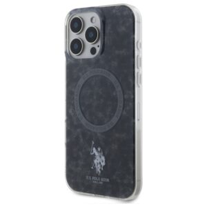 US Polo USHMP16LHOCLDPK Apple iPhone 16 Pro 6.3" juodos spalvos IML Ring MagSafe - Image 2