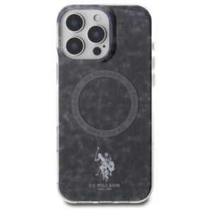 US Polo USHMP16LHOCLDPK Apple iPhone 16 Pro 6.3" juodos spalvos IML Ring MagSafe - Image 3