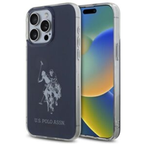 US Polo USHCP15XTPUHRBV Apple iPhone 15 Pro Max 6,7" blue Shiny Big Logo