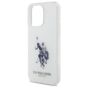 US Polo USHCP15XTPUHRBH Apple iPhone 15 Pro Max 6,7" baltos spalvos Shiny Big Logo - Image 6