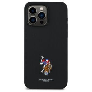 US Polo USHCP15XPEMK Apple iPhone 15 Pro Max 6,7" juodos spalvos Embroidered spalvos DH Color - Image 3