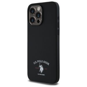 US Polo USHCP15XPARK Apple iPhone 15 Pro Max 6,7" juodos spalvos Printed DH Logo - Image 2