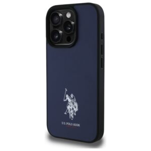 US Polo USHCP15XPGEV Apple iPhone 15 Pro Max 6,7" navy Leather Embroidered spalvos DH Color - Image 2