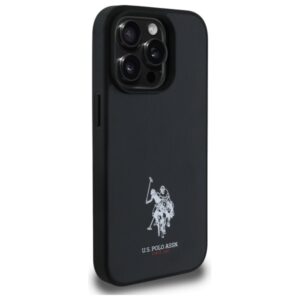 US Polo USHCP15XPGEK Apple iPhone 15 Pro Max 6,7" juodos spalvos Leather Embroidered spalvos DH Color - Image 4