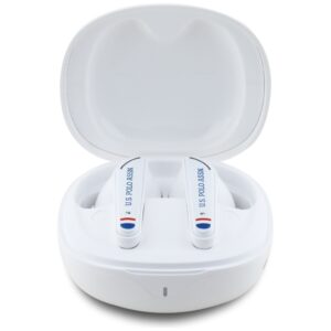Ausinės TWS US Polo DH Logo Docking Station baltos spalvos - Image 2