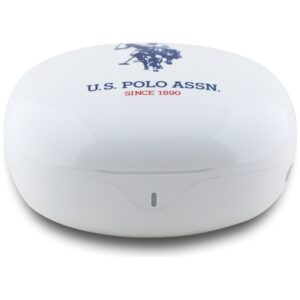 Ausinės TWS US Polo DH Logo Docking Station baltos spalvos - Image 3