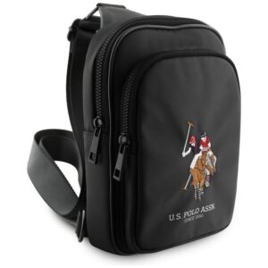 Krepšys telefonui US Polo Petit Pique Crossbody juodos spalvos - Image 2