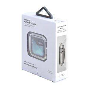 UNIQ Valencia Dėklas Apple Watch Series 4/5/6/SE/SE3 40mm. titanium silver - Image 6
